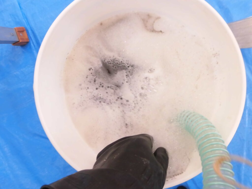 奈良市の店舗 エアコンクリーニング後の状態