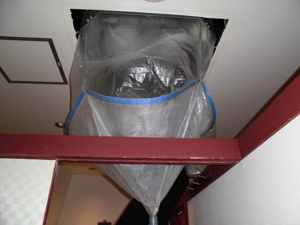 宇治市のオフィスビル 熱交換器の高圧洗浄