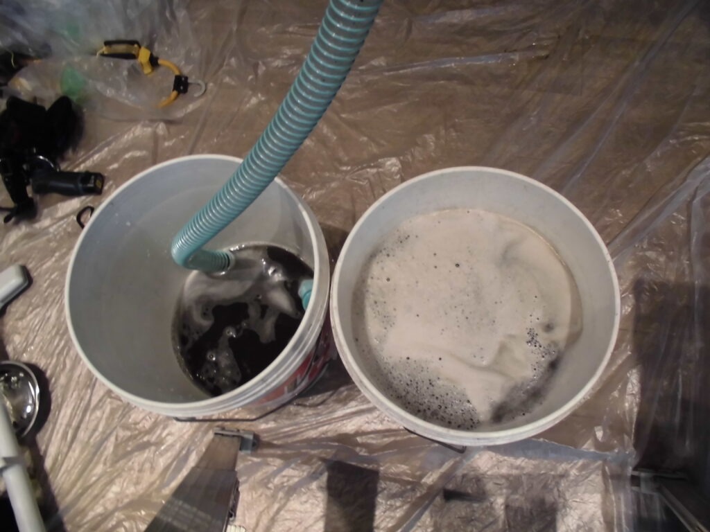 宇治市のオフィスビル エアコン洗浄後の内部